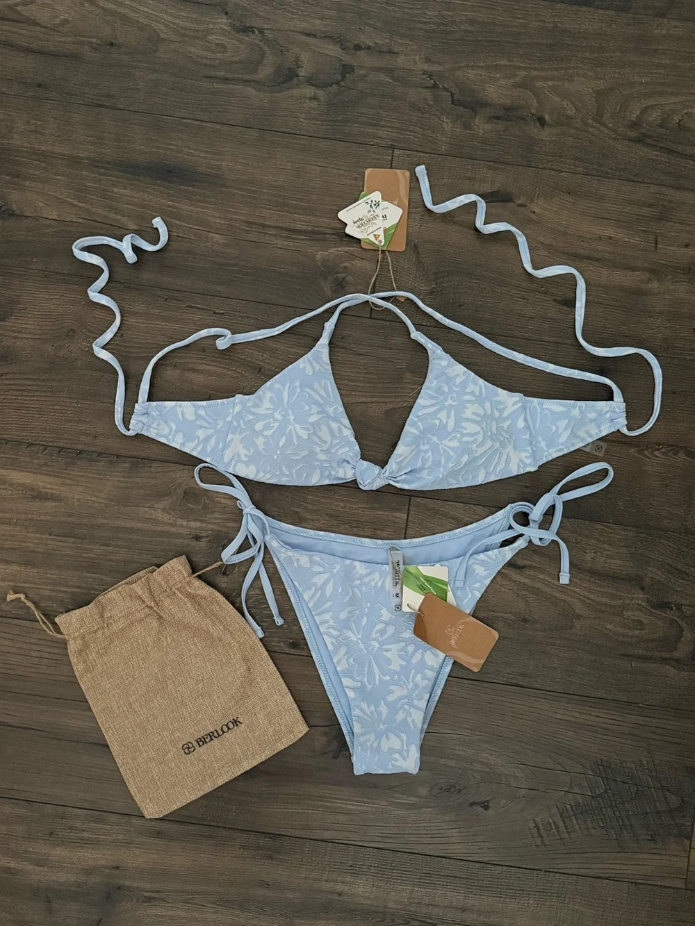 Berlook string bikini bottoms NWT